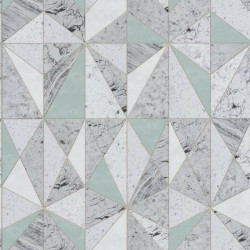 Papier peint Marbre turquoise - MATERIAL - Caselio - MATE69596006