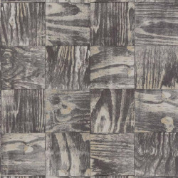Papier peint Patchbois noir - MATERIAL - Caselio - MATE69689092