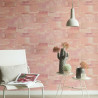 Papier peint effet béton rose - Material - Caselio