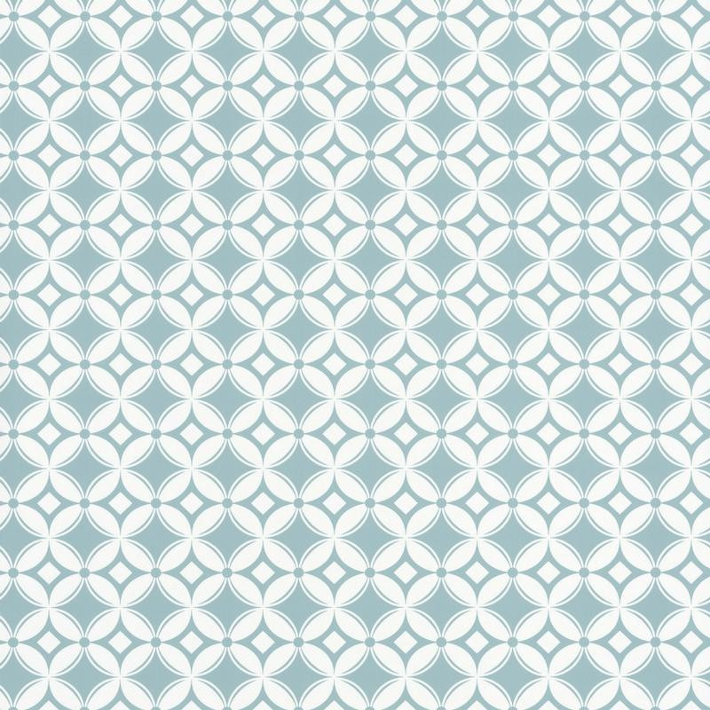 Papier peint Tiens Toi à Carreaux bleu - SMILE - Caselio - SMIL69806202