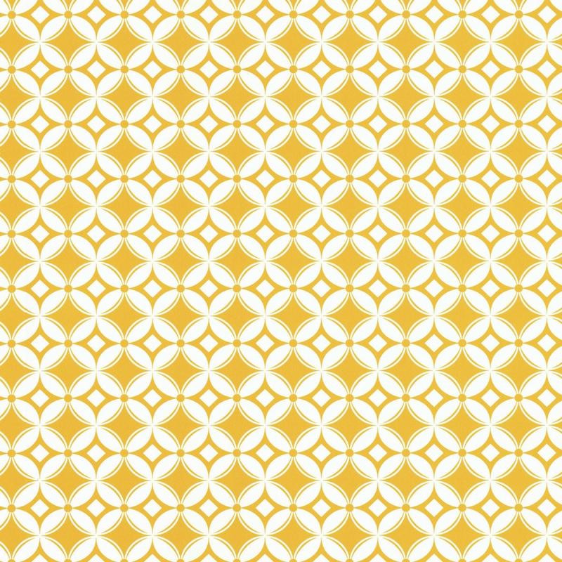Papier peint Tiens Toi à Carreaux jaune  - SMILE - Caselio - SMIL69802112