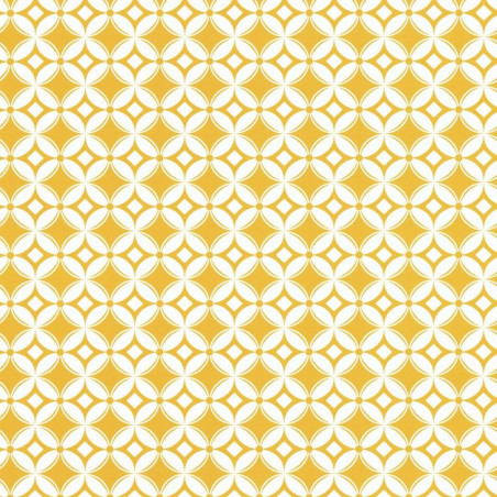 Papier peint Tiens Toi à Carreaux jaune  - SMILE - Caselio - SMIL69802112