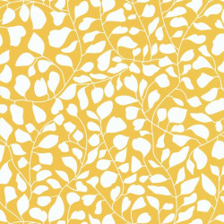 Papier peint Lianes En Folie jaune - SMILE - Caselio - SMIL69816705