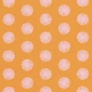 Papier peint pompon orange - Smile - Caselio