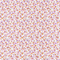 Papier peint Lily orange et violet, PRETTY LILI, CASELIO
