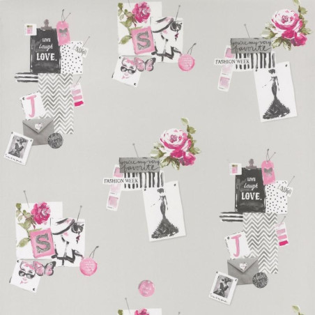 Papier peint Madame rose - PRETTY LILI - Caselio - PRLI69154007