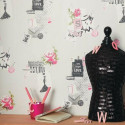Papier peint Madame rose - PRETTY LILI - Caselio - PRLI69154007