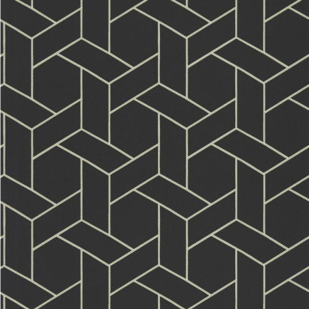 Papier peint Focale noir et doré - HELSINKI - Casadeco - HELS82039528