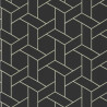 Papier peint Focale noir et doré - HELSINKI - Casadeco - HELS82039528