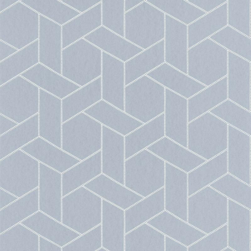 Papier peint Focale bleu gris et doré - HELSINKI - Casadeco - HELS82036132