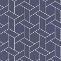Papier peint Focale bleu encre et doré - HELSINKI - Casadeco - HELS82036319