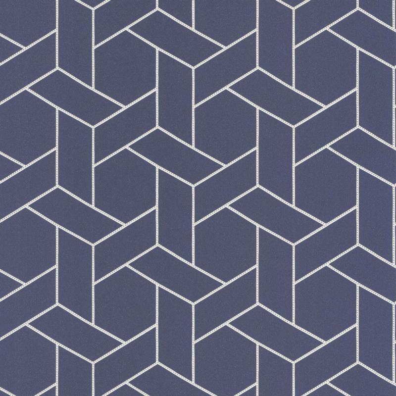Papier peint Focale bleu encre et doré - HELSINKI - Casadeco - HELS82036319