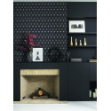 Papier peint Hexacube noir et gris - HELSINKI - Casadeco - HELS82059511
