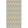 Papier peint Hexacube beige, vert et doré - HELSINKI - Casadeco - HELS82057407
