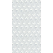 Papier peint Hexacube gris, blanc et argent - HELSINKI - Casadeco - HELS82050102