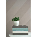 Papier peint Oblique gris taupe et argenté - HELSINKI - Casadeco - HELS82061201 
