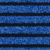 Paillasson / Tapis de propreté rayé TIMELESS bleu - Hamat