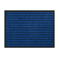 Paillasson / Tapis de propreté rayé TIMELESS bleu - Hamat