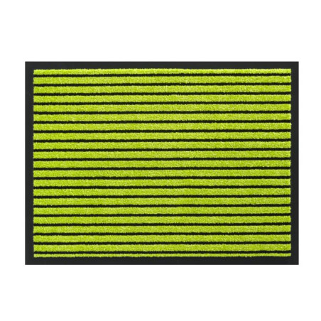 Paillasson / Tapis de propreté rayé TIMELESS citron vert - Hamat