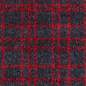 Paillasson / Tapis de propreté à motif FUSION DRY rouge - Hamat