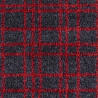 Paillasson / Tapis de propreté à motif FUSION DRY rouge - Hamat