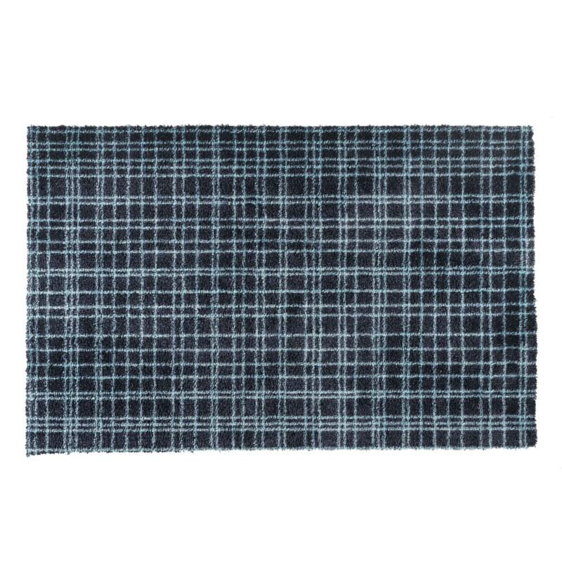 Paillasson / Tapis de propreté à motif FUSION DRY bleu azur - Hamat