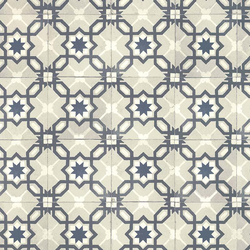 Papier peint Carreau bicolore bleu - RETRO VINTAGE - Lutèce - 51170201 