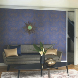 Papier peint Palace bleu - SIGNATURE - Casadeco - SIGN81999124