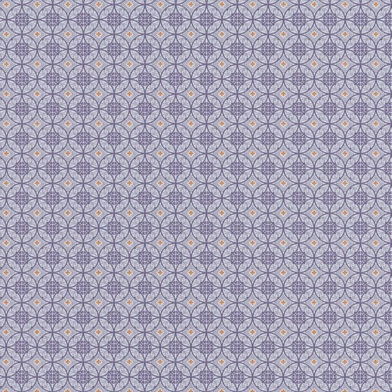 Papier peint Oscar violet - CHELSEA - Casadeco - CHEL81946228