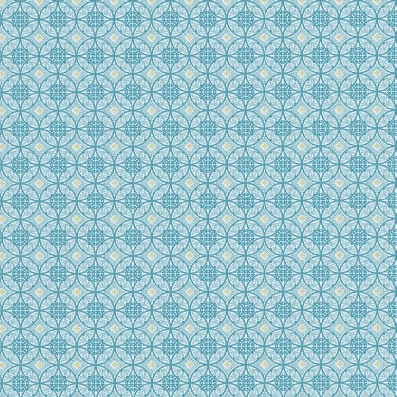 Papier peint Oscar bleu - CHELSEA - Casadeco - CHEL81946123