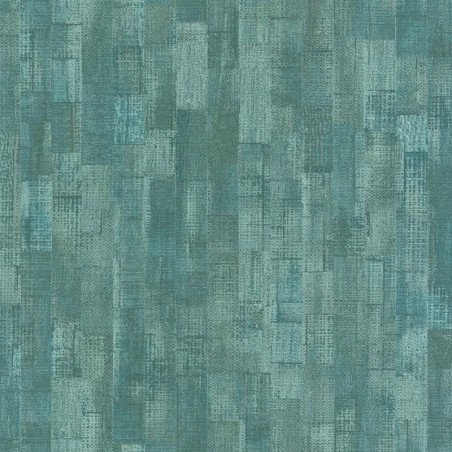 Papier peint SHOREDITCH  gris, bleu - Chelsea - Casadeco 