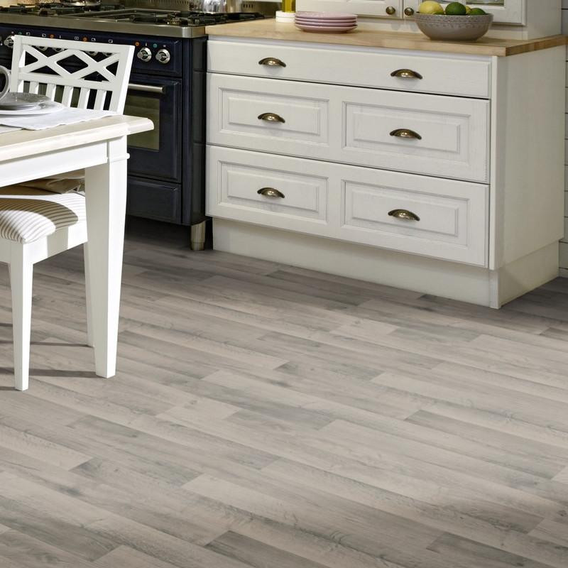 Sol Pvc Imitation Parquet Gris