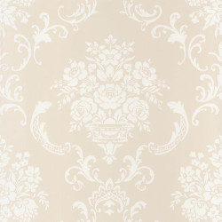 Papier peint Ornement Floral blanc et beige - ASHLEY - Caselio - ASHL69340010