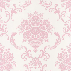 Papier peint Ornement Floral rose - ASHLEY - Caselio - ASHL69344003