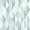 Papier peint Diamond Triangles Bleu – SPACES – Caselio