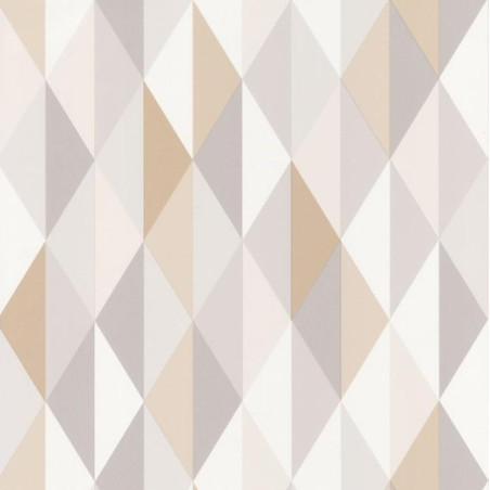 Papier peint Diamond Triangles beige - SPACES - Caselio - SPA100081015