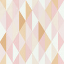 Papier peint Diamond Triangles Rose – SPACES – Caselio