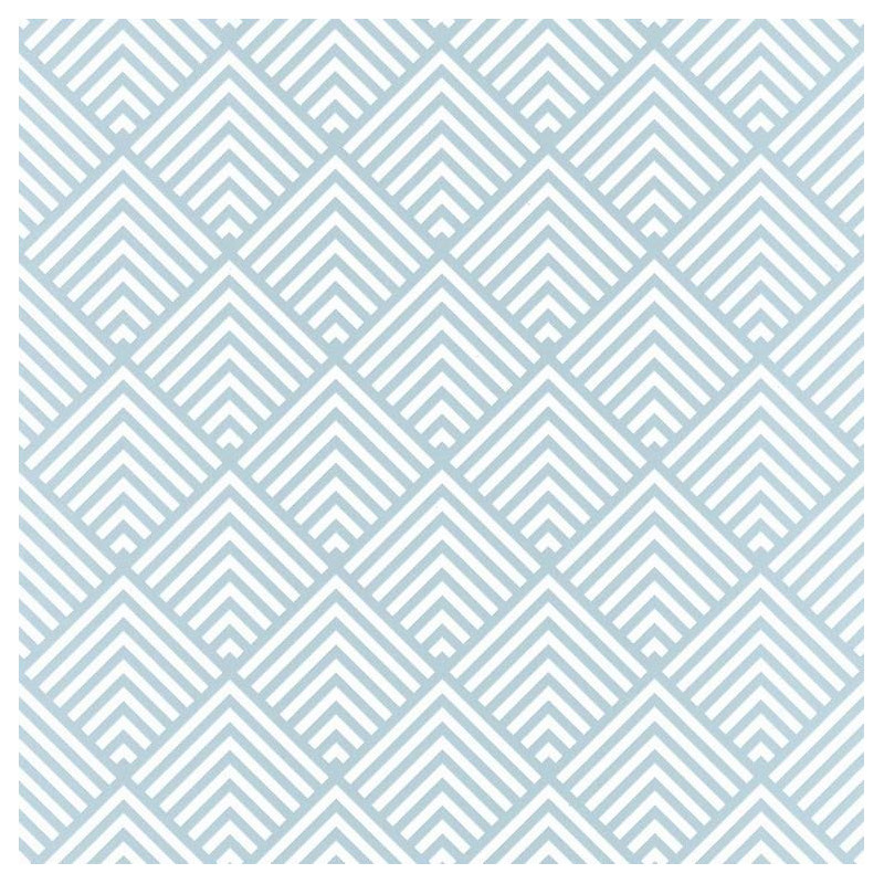 Papier peint Pyramid Triangles Bleu – SPACES – Caselio