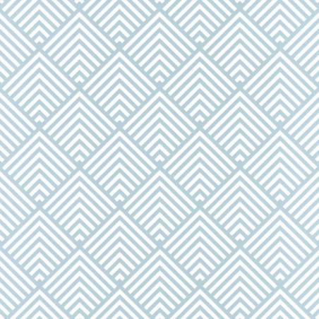 Papier peint Pyramid Triangles bleu - SPACES - Caselio - SPA100096199