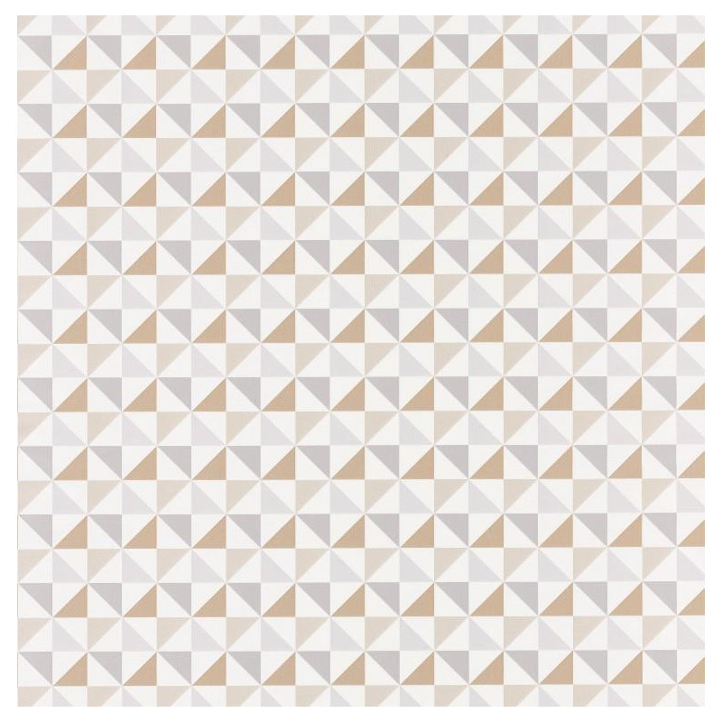 Papier peint Shapes Triangles beige - SPACES - Caselio - SPA100111017