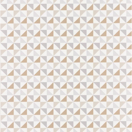 Papier peint Shapes Triangles beige - SPACES - Caselio - SPA100111017