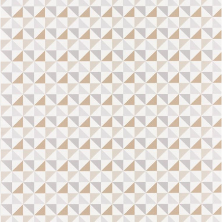 Papier peint Shapes Triangles Beige – SPACES – Caselio