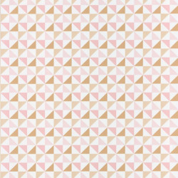 Papier peint Shapes Triangles rose - SPACES - Caselio - SPA100114258