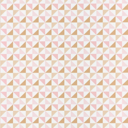 Papier peint Shapes Triangles rose - SPACES - Caselio - SPA100114258