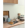 Papier peint Shapes Triangles Bleu – SPACES – Caselio