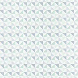 Papier peint Shapes Triangles bleu - SPACES - Caselio - SPA100117061