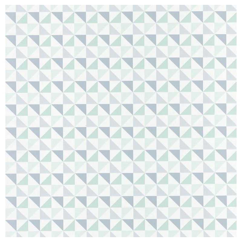Papier peint Shapes Triangles bleu - SPACES - Caselio - SPA100117061