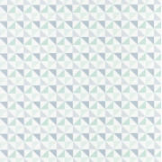 Papier peint Shapes Triangles bleu - SPACES - Caselio - SPA100117061