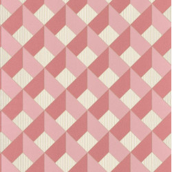 Papier peint Square Losange rose - SPACES - Caselio - SPA100124135