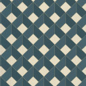 Papier peint Square Losange bleu foncé - SPACES - Caselio - SPA100126062